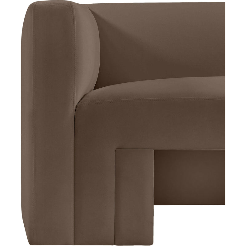 Meridian Henson Brown Velvet Chair IMAGE 11