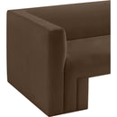 Meridian Henson Brown Velvet Chair IMAGE 12