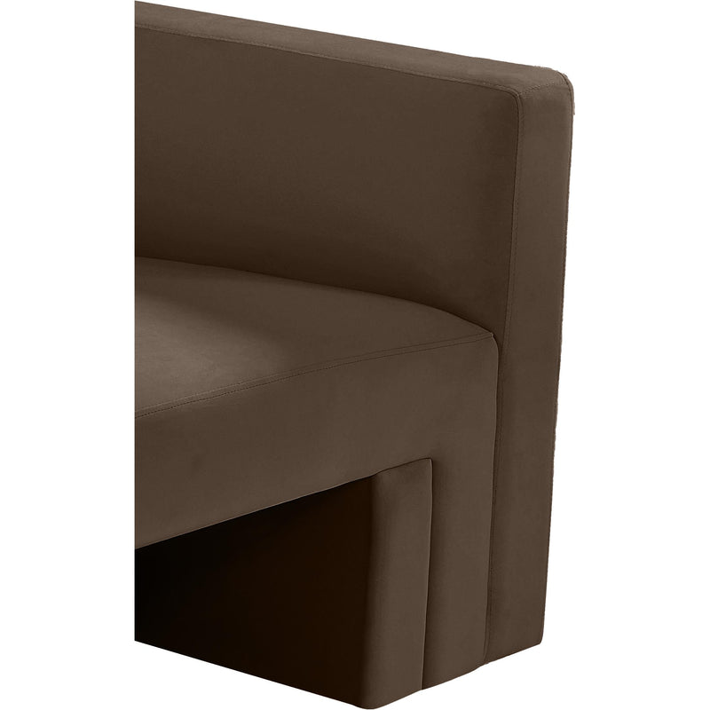 Meridian Henson Brown Velvet Chair IMAGE 13
