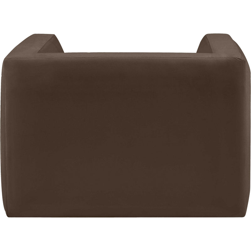 Meridian Henson Brown Velvet Chair IMAGE 3