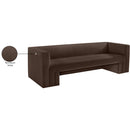 Meridian Henson Brown Velvet Sofa IMAGE 19