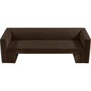 Meridian Henson Brown Velvet Sofa IMAGE 6