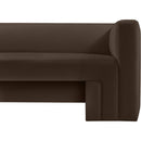 Meridian Henson Brown Velvet Sofa IMAGE 8