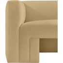 Meridian Henson Camel Velvet Chair IMAGE 11