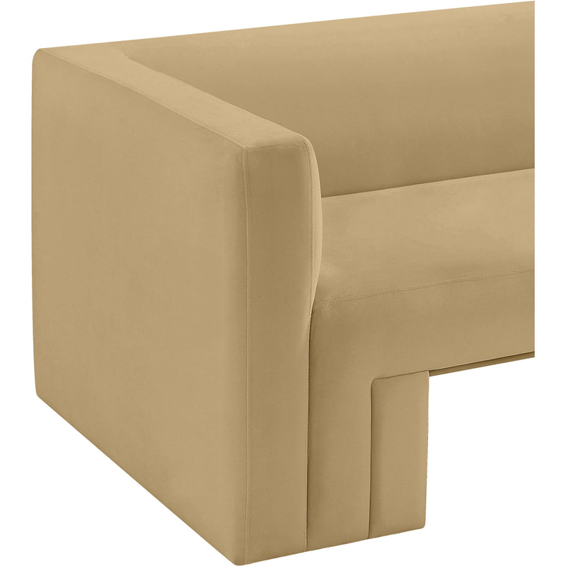 Meridian Henson Camel Velvet Chair IMAGE 12