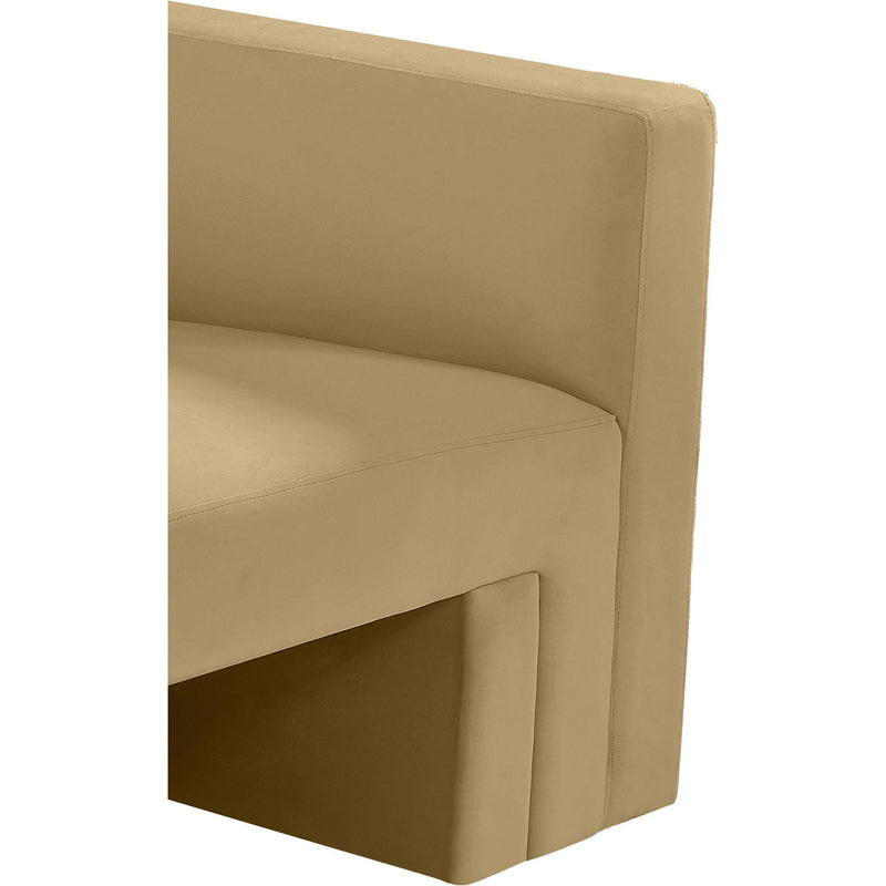 Meridian Henson Camel Velvet Chair IMAGE 13