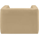 Meridian Henson Camel Velvet Chair IMAGE 3