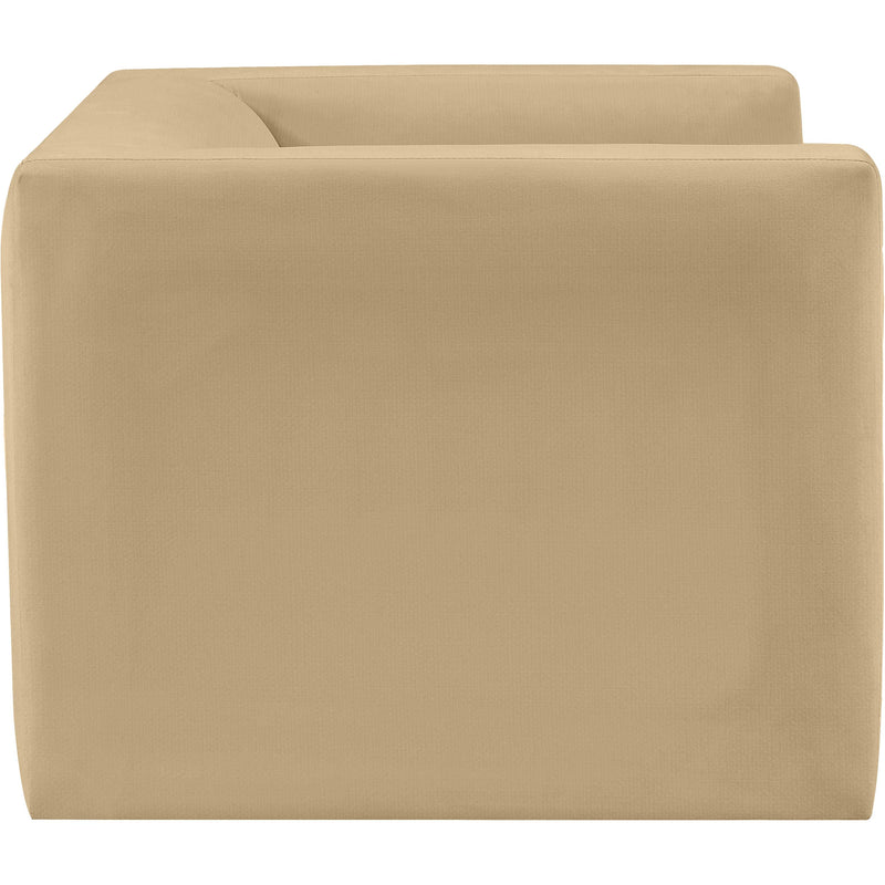 Meridian Henson Camel Velvet Chair IMAGE 7