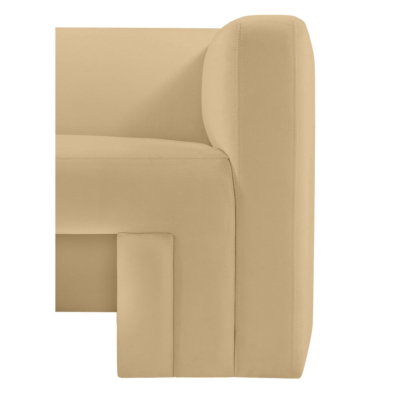 Meridian Henson Camel Velvet Chair IMAGE 8