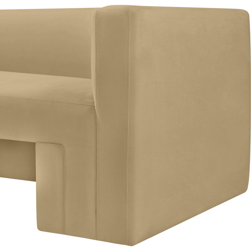 Meridian Henson Camel Velvet Chair IMAGE 9