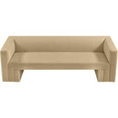 Meridian Henson Camel Velvet Sofa IMAGE 6