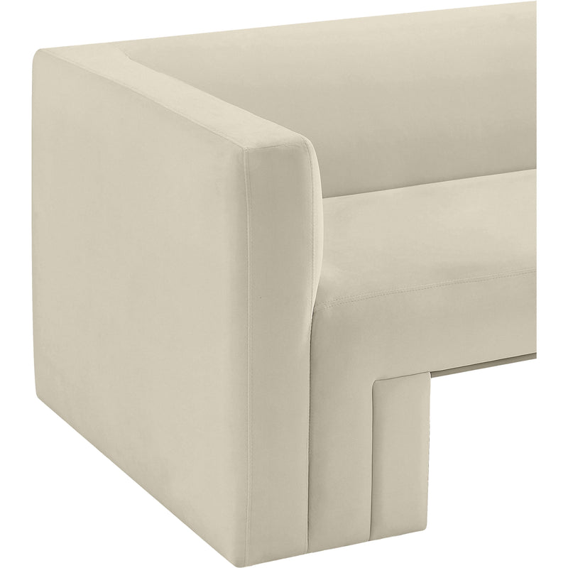 Meridian Henson Cream Velvet Chair IMAGE 12