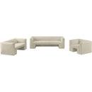 Meridian Henson Cream Velvet Chair IMAGE 16