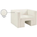 Meridian Henson Cream Velvet Chair IMAGE 19