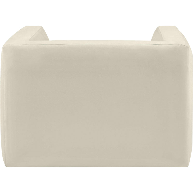 Meridian Henson Cream Velvet Chair IMAGE 3