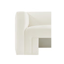 Meridian Henson Cream Velvet Sofa IMAGE 11