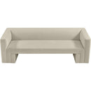 Meridian Henson Cream Velvet Sofa IMAGE 6