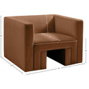 Meridian Henson Saddle Velvet Chair IMAGE 18