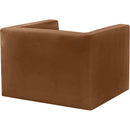 Meridian Henson Saddle Velvet Chair IMAGE 4