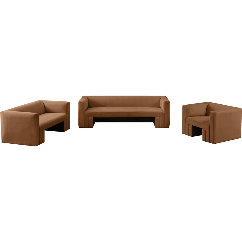 Meridian Henson Saddle Velvet Sofa IMAGE 16