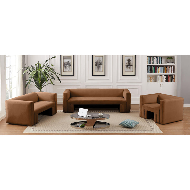 Meridian Henson Saddle Velvet Sofa IMAGE 17