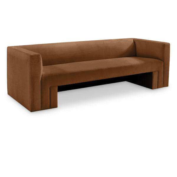 Meridian Henson Saddle Velvet Sofa IMAGE 1