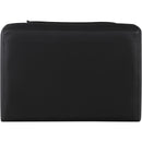 Meridian Cube Black Vegan Leather Armless Chair IMAGE 3