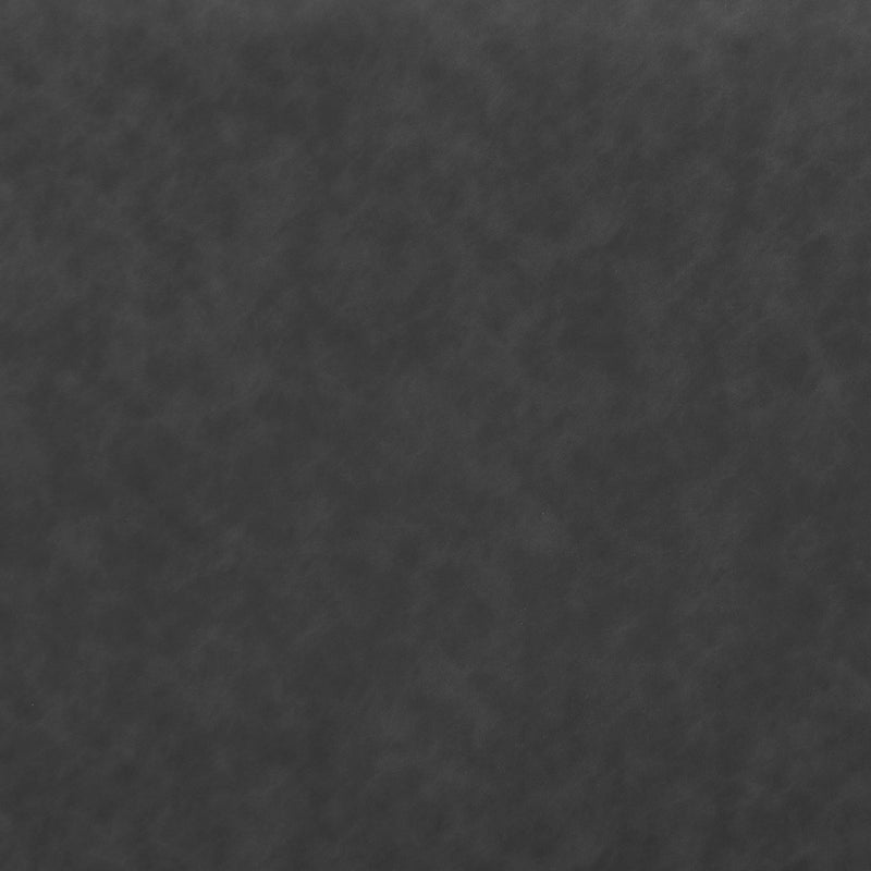 Meridian Cube Charcoal Grey Vegan Leather Ottoman IMAGE 5