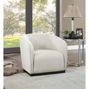 Meridian Mylah Beige Polyester Fabric Chair IMAGE 2