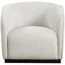 Meridian Mylah Beige Polyester Fabric Chair IMAGE 4