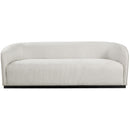 Meridian Mylah Beige Polyester Fabric Sofa IMAGE 4