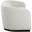 Meridian Mylah Beige Polyester Fabric Sofa IMAGE 5