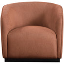 Meridian Mylah Cognac Polyester Fabric Chair IMAGE 4
