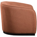 Meridian Mylah Cognac Polyester Fabric Chair IMAGE 5