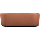 Meridian Mylah Cognac Polyester Fabric Sofa IMAGE 3