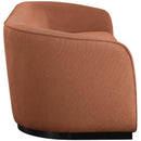 Meridian Mylah Cognac Polyester Fabric Sofa IMAGE 5
