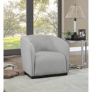 Meridian Mylah Grey Polyester Fabric Chair IMAGE 2