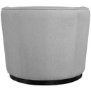 Meridian Mylah Grey Polyester Fabric Chair IMAGE 3