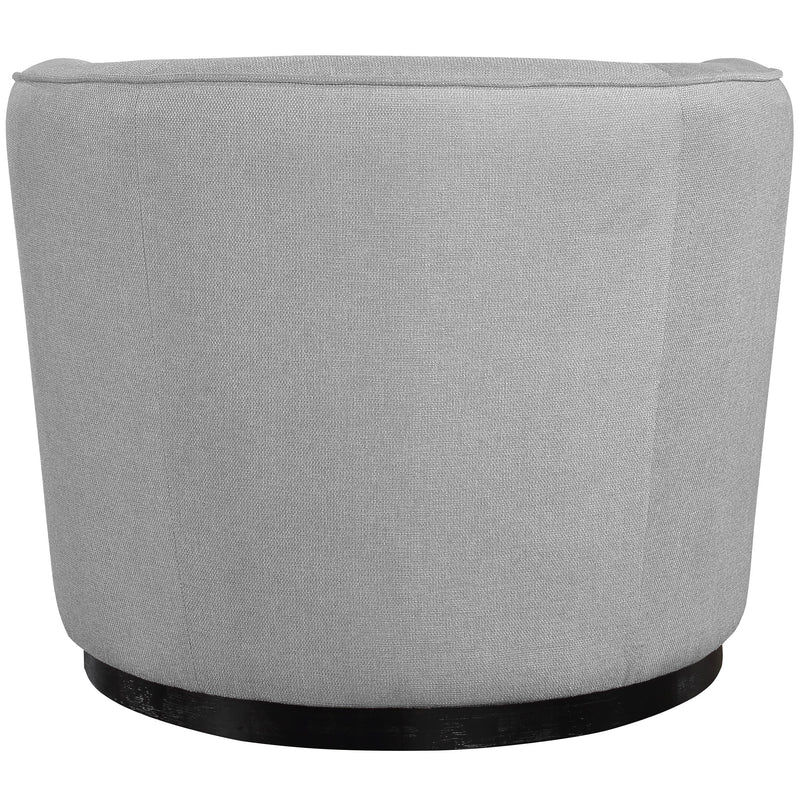 Meridian Mylah Grey Polyester Fabric Chair IMAGE 3