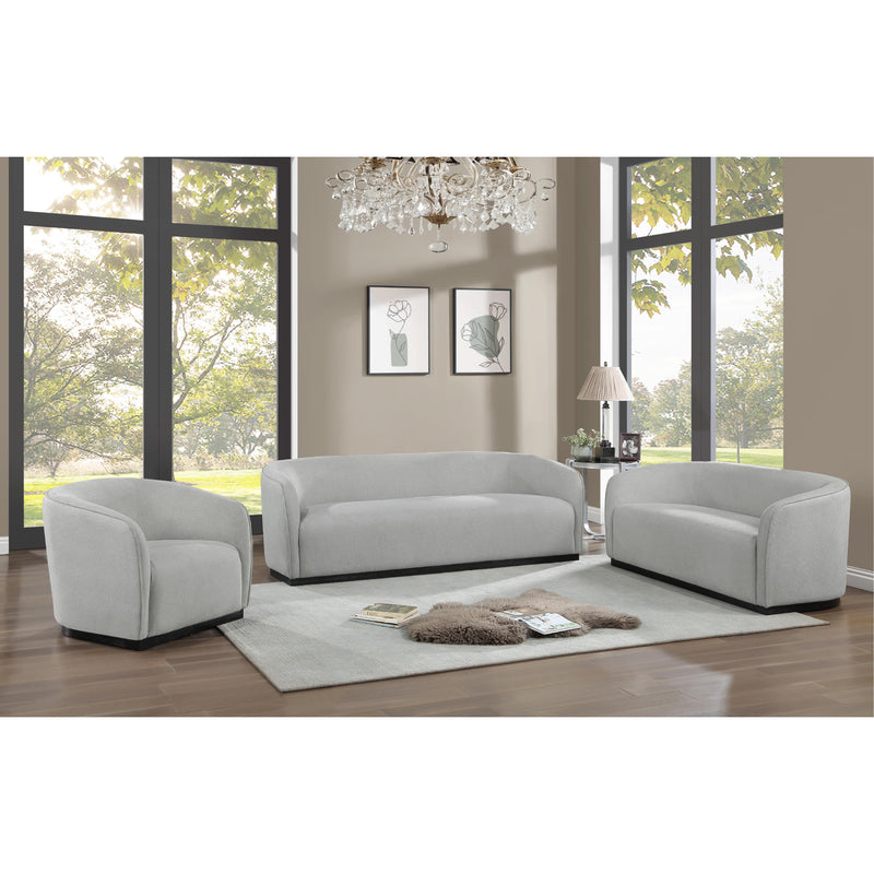 Meridian Mylah Grey Polyester Fabric Chair IMAGE 6