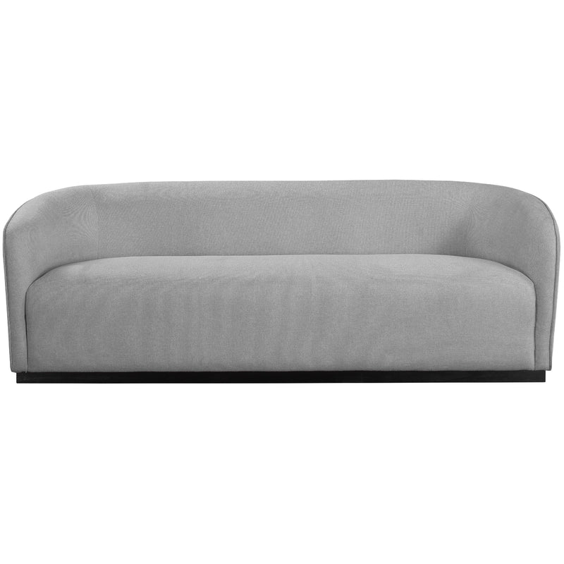 Meridian Mylah Grey Polyester Fabric Sofa IMAGE 4