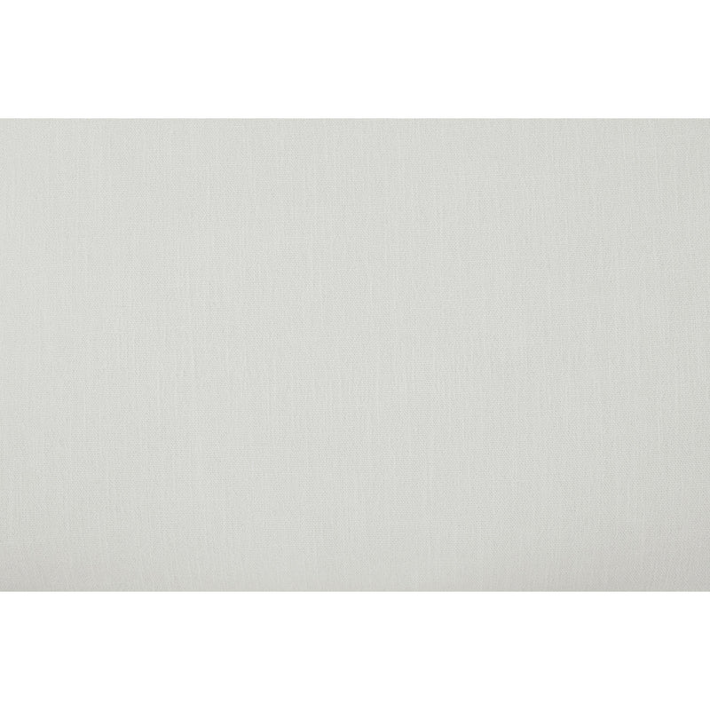 Meridian Johanna Cream Linen Textured Fabric 3 pc Sectional (3 Boxes) IMAGE 16