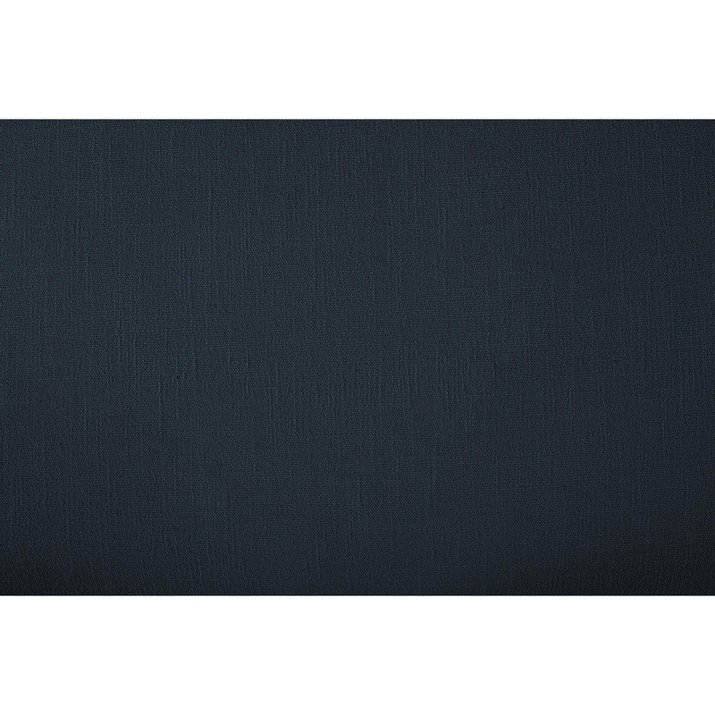 Meridian Johanna Navy Linen Textured Fabric 3 pc Sectional (3 Boxes) IMAGE 16