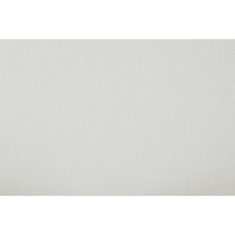 Meridian Johanna Cream Linen Textured Fabric 3 pc Sectional (3 Boxes) IMAGE 16