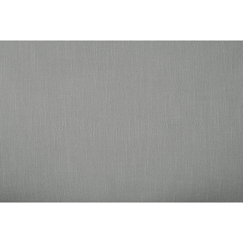 Meridian Johanna Grey Linen Textured Fabric 3 pc Sectional (3 Boxes) IMAGE 16