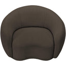 Meridian Hyde Brown Boucle Fabric Chair IMAGE 5