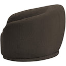 Meridian Hyde Brown Boucle Fabric Chair IMAGE 6