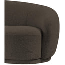 Meridian Hyde Brown Boucle Fabric Chair IMAGE 7