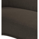 Meridian Hyde Brown Boucle Fabric Chair IMAGE 9