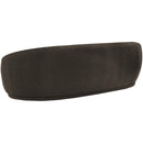 Meridian Hyde Brown Boucle Fabric Sofa IMAGE 4